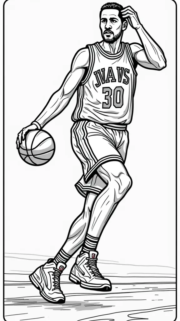 pages à colorier imprimables NBA